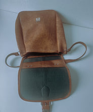 Load image into Gallery viewer, Vintage 1970s Brown Faux Leather Satchel Shoulder Bag Briefcase Retro Unisex