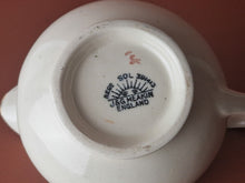 Load image into Gallery viewer, Retro J&G Meakin Pottery Ceramic Sauce / Gravy Boat / Custard Jug, Rose Floral Pattern