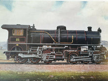Load image into Gallery viewer, LOCOMOTIVE Steam Train Print, Among The Mongols, Khinghan Mountain, Kalan Rail