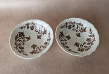 Load image into Gallery viewer, J & G MEAKIN Royal Staffordshire set of 2 Bowls - Windsong Brown
