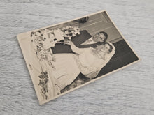 Load image into Gallery viewer, Antique Vintage Wedding Photograph | Bride and Groom Cutting Wedding Cake | Sepia Portrait Photo 15.