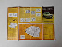 Load image into Gallery viewer, Ford Cortina Mk4 Fold-out Operating Guide