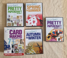 Load image into Gallery viewer, Joanna Sheen's Card Making DVD Box Set 7 Programmes 4 Discs