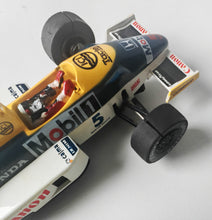 Load image into Gallery viewer, Scalextric Williams Honda FW11 F1 Slot Car Canon Mobil 1 Vintage Spares Repair