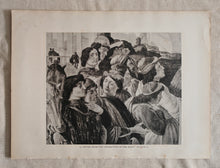 Load image into Gallery viewer, Vintage Double-Sided Book Plate , Detail from The Adoration of the Magi