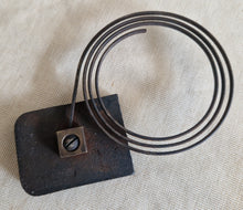 Load image into Gallery viewer, Vintage Antique English Mantle Clock Coil Strike Gong Old Clock Part