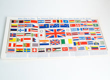 Load image into Gallery viewer, Vintage Large Book Plate: World Flags. The National Flags Of All the independent people of the wor