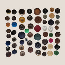 Load image into Gallery viewer, Job lot of 60 Used Vintage Mixed Colour Buttons , Mixed Sizes and Mixed Designs