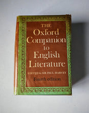 Load image into Gallery viewer, The Oxford Companion to English Literature 1967, Fourth Edition Sir Paul Harvey