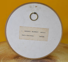 Load image into Gallery viewer, Vintage Print Of 2 Smiling Children with birds and flowers in  Round Clear Plastic Picture Frame, Wa