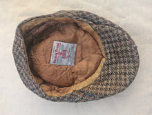 Load image into Gallery viewer, Vintage Harris Tweed Flat Cap – Hand Woven 100% Wool Made in Scotland