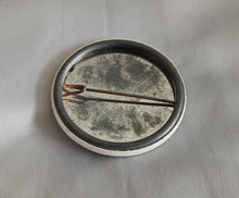 Load image into Gallery viewer, Vintage Comanche Club Bredon Court Pin Badge 5.5cm Native American Design
