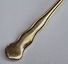 Load image into Gallery viewer, Vintage Serving Spoon, Large Berry Spoon, Gilded Bowl, EPNS Silver Plate, Ornate Handle, Floral and