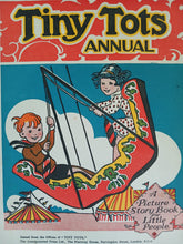 Load image into Gallery viewer, Vintage Tiny Tots Annual Title Page Book Print Illustration 35 x 25.5cm Original