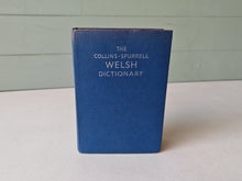 Load image into Gallery viewer, Vintage 1960 Collins-Spurrell Welsh Dictionary Blue Cloth Hardback Re-edited