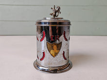 Load image into Gallery viewer, Vintage Royal Commemorative Tea Caddy Canister - Silver with Royal Portraits