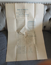 Load image into Gallery viewer, Vintage Mountain Mist Sheet C Perforated Quilting Pattern Transfer Template