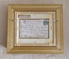 Load image into Gallery viewer, Original George V Postcard In Frame Dated 1913 with 1/2 Penny Stamp Poppy Flower
