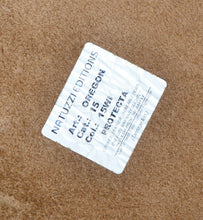 Load image into Gallery viewer, One Small Piece Cowhide Genuine Natuzzi Brown LEATHER MATERIAL Sample , Scrap Piece