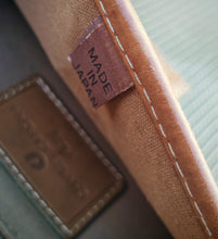 Load image into Gallery viewer, Vintage Charles Jourdan Actif Paris Leather & Canvas Briefcase Document Bag