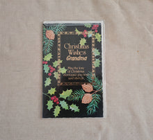 Load image into Gallery viewer, Vintage Unused Christmas Card Christmas Wishes Grandma Sealed