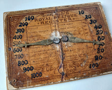 Load image into Gallery viewer, Antique Royal Bezique Register Score Counters Wooden Card Game Scorers Pair