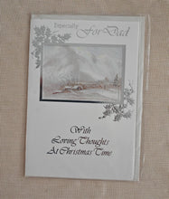 Load image into Gallery viewer, Vintage Christmas Greeting Card Especially for Dad New & Sealedd – Winter Sce