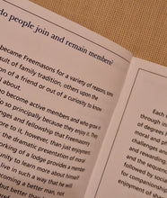 Load image into Gallery viewer, United Grand Lodge Of England , Freemasonary An Approach To Life Guide Booklet