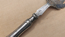 Load image into Gallery viewer, Antique Silver Plated Serving Fork – Ornate Victorian Style – Rd 105572 – 24cm Long x 5.5cm Wide