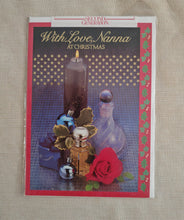 Load image into Gallery viewer, Vintage Unused Christmas Card With Love, Nanna at Christmas Sealed