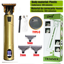 Load image into Gallery viewer, T9 Hair Clipper Repair Beard Shaving Body Hair Trimmer Clippers Electric Machine Men Haircut Machine 0mm Barber Shaver