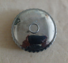 Load image into Gallery viewer, Vintage Metal Fuel Cap Cover 11cm Diameter Classic Car Tractor HGV Style