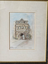 Load image into Gallery viewer, Vintage Print Picture In Wooden Frame: Norwich The Ethelbert Gate M.A Cole