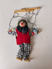 Load image into Gallery viewer, Vintage Handmade Clown Marionette Puppet - Collectible