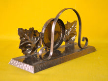 Load image into Gallery viewer, Vintage Copper Letter Rack , Sailing Ship and Leaf Theme, 19.2cm x 6.3cm x 10cm