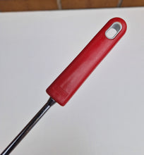 Load image into Gallery viewer, Vintage wire whisk egg beater with red plastic handle , Retro hand mixer Old kitchen handy tool Summ