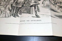 Load image into Gallery viewer, Vintage Large Print: Before The Tournament PUNCH Cartoon, Armour Knight & Horse
