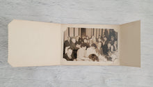 Load image into Gallery viewer, Antique Vintage Photograph | Group Party Dining Scene | Sepia Photo 14.2cm x 9cm