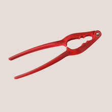 Load image into Gallery viewer, Vintage Red Colour NUT CRACKER Chrome Heavy Duty Nutcrackers Crack