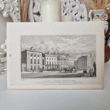 Load image into Gallery viewer, Vintage Book Plate Print Engraving, Clarence Terrace, Regent's Park Metropolitan Improvements: L