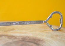 Load image into Gallery viewer, Vintage Slim's Tavern Restaurant's Long Cocktail Spoon & Bottle Opener, Rare