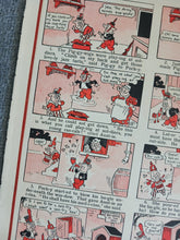 Load image into Gallery viewer, Vintage The Piggywigs on Parade Book Print Comic Illustration Page 35 x 25.5cm