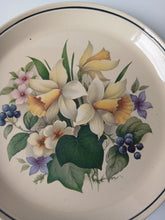 Load image into Gallery viewer, Hornsea Ebony Floral Serving Platter Tray 26cm Vintage Pottery England