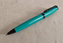 Load image into Gallery viewer, Platignum Studio Ballpoint Pen , Turquoise , Black Ink , 13.5cm , Used