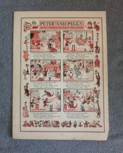 Load image into Gallery viewer, Vintage Peter and Peggy Cricket Match in the Jungle Book Print 35 x 25.5cm