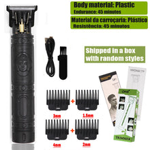 Load image into Gallery viewer, T9 Hair Clipper Repair Beard Shaving Body Hair Trimmer Clippers Electric Machine Men Haircut Machine 0mm Barber Shaver