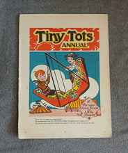 Load image into Gallery viewer, Vintage Tiny Tots Annual Title Page Book Print Illustration 35 x 25.5cm Original
