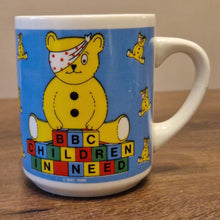 Load image into Gallery viewer, Pudsey Bear Children in Need Mug 1983 | Retro Tea Coffee Mug, Retro Kitchen