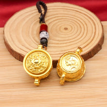 Load image into Gallery viewer, Chinese Style Zodiac Cornucopia Keychain Rotatable Special Pattern Chinese Style Lucky Pendant Crafts Exquisite