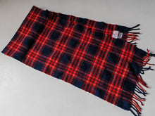 Load image into Gallery viewer, Vintage Tartan Wool Scarf Made in Scotland by Kinloch Anderson 100% Pure Wool